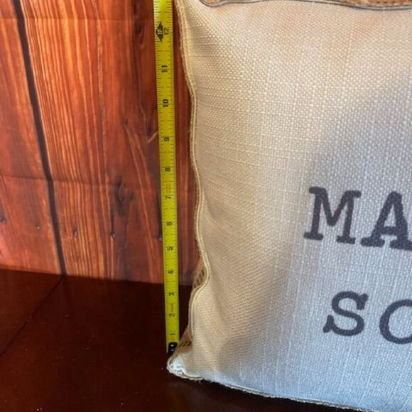 Decorative Throw Pillow With "Mama Needs Some Wine" funnyy Quote splashworks - Picture 6 of 7